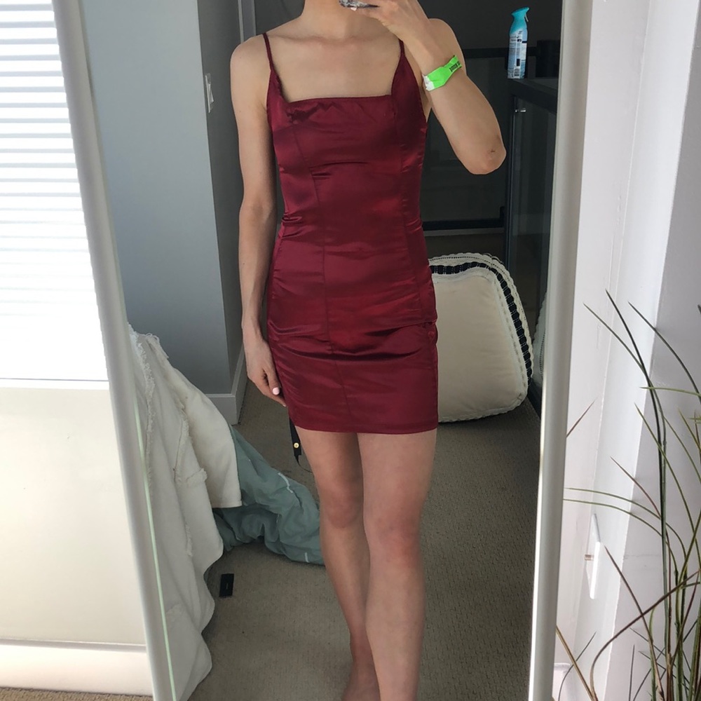Red bodycon